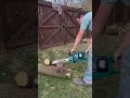 Download Lagu Are Electric chainsaws the future??   Makita Battery Chainsaw 🪵 #shorts #woodcutting