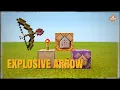 EXPLOSIVE ARROW COMMEND BLOCK BEDROCK