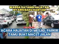 Lagu Viral, Hajatan di Masjid Picu Kericuhan, Jalan Utama Kompleks Berubah Jadi Lahan Parkir