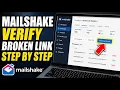 How to verify broken link building outreach with Mailshake - Step By Step