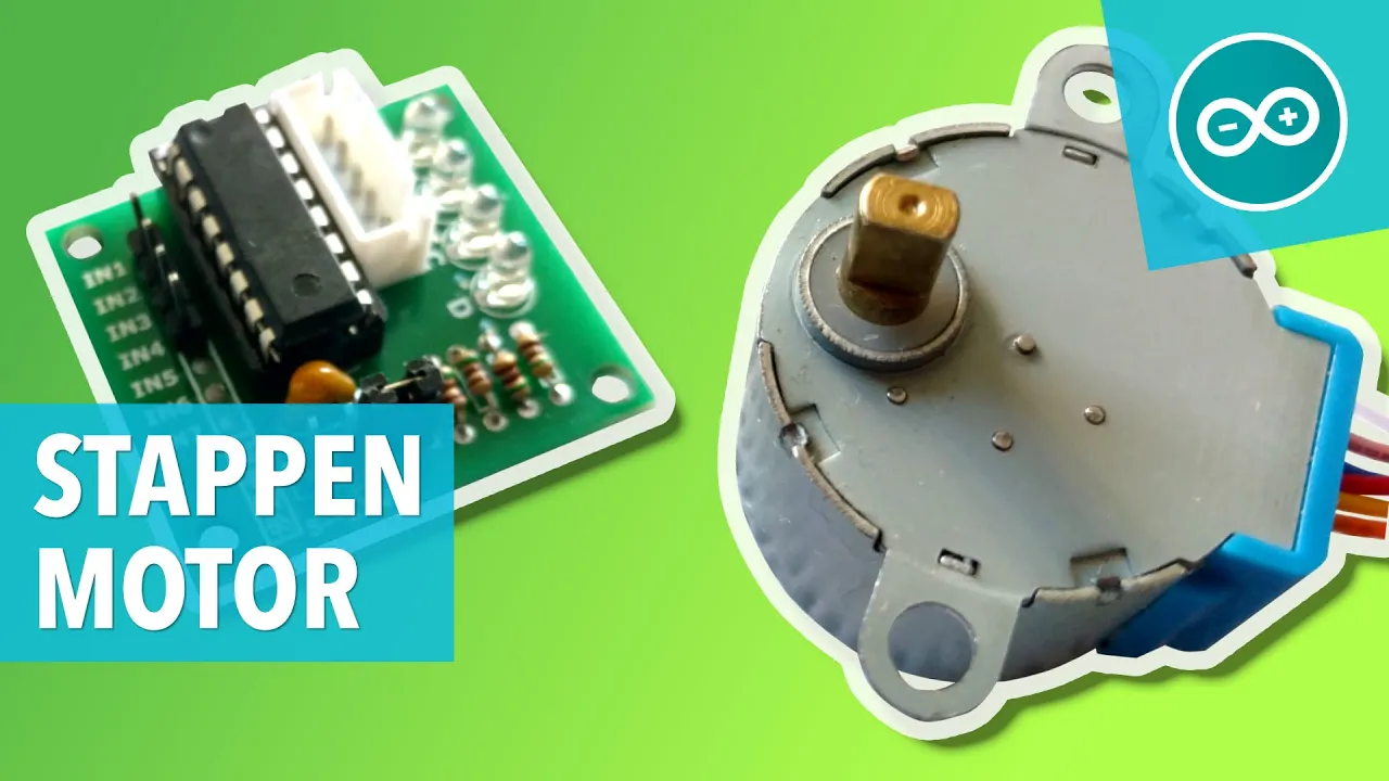 🇳🇱 28BYJ-48 STAPPENMOTOR MET ULN2003 DRIVER - Arduino les #14