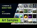 Art Samples vol 1 Art and Lighting - UNIGINE Engine 2 Quick Tour