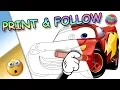 PRINTABLE COLORING FOR KIDS CARS Lighting McQueen coloring pages