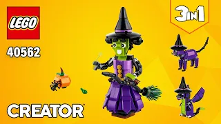 LEGO® Creator Mystic Witch [3in1](40562)[257 pcs] Cat & Dragon Step-by-Step Building Instructions