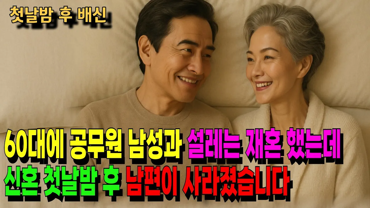 Outline Video [첫날밤후 배신] 60대에 공무원 남성과 설레이는 재혼을 했는데, 신혼 첫날밤부터 남편이 사라졌습니다.    #K-drama  #재혼 #노년사랑 #황혼재혼