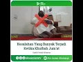 Download Lagu Kesalahan Yang Banyak Terjadi Ketika Khutbah Jumat #shorts #islam