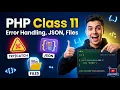 PHP Full Class Recording Day 11 Try Catch JSON Filters Date Time