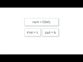 C Program to Find First and Last Digit of a Number