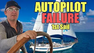 Couple Experiences ROUGH Seas And Autopilot FAILURE