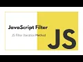 javascript array filter method
