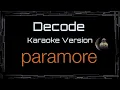 Download Lagu Paramore • Decode (CC Karaoke / Instrumental) [UVR]