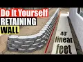 Build Your Own Retaining Wall in Just 2 Days DIY Project Guide