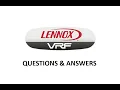 Lennox VRF - Live Q A