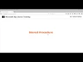 Microsoft SQL Server 2017 Training - Stored Procedure Part 1
