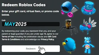 All New MAY 2025 Roblox Promo Codes For FREE ROBLOX ITEMS + EVENT | All Free Items on Roblox
