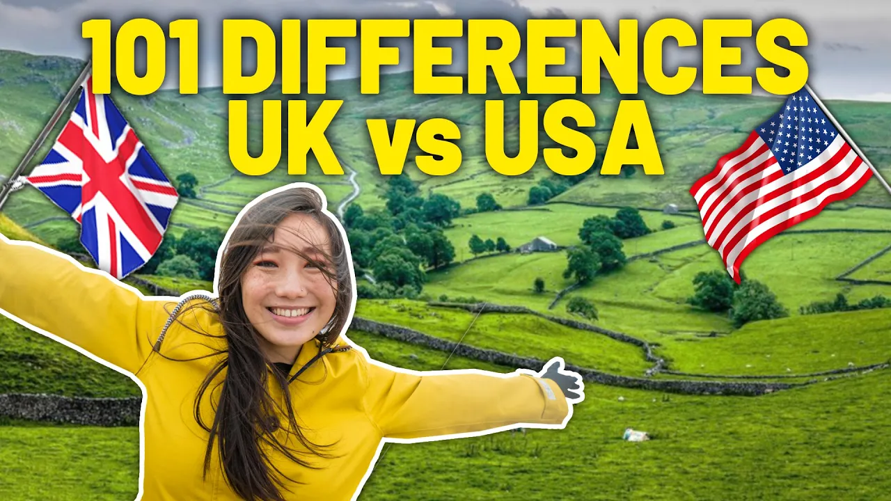 101 Differences UK & USA (British vs American)