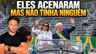 FLOPOU: LULA DESFILA NO 7 DE SETEMBRO E ACENA PARA ARQUIBANCADAS VAZIAS!