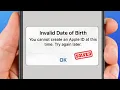 How to Fix Invalid Date of Birth When Creating Apple ID