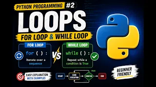 Python Loops Tutorial For Loop While Loop Explained for Beginners 2026 SMChunk