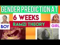 How to Predict baby gender at 6 weeks | Ramzi theory |boy or girl