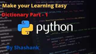 DICTIONARY IN PYTHON DICTIONARY PART - 1 PYTHON FOR BEGINNER IN HINDI PYTHON TUTORIAL PYTHON