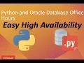 Easy High Availability with the cx - Oracle Python driver