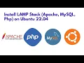 Install Linux Apache MySQL PHP LAMP Stack on Ubuntu 22 04