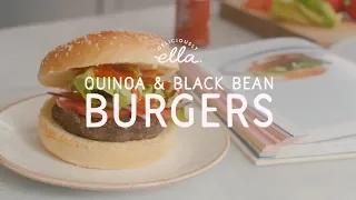 Dinner Recipe: BEST EVER Black Bean Burger by Everyday Gourmet with Blakely. 