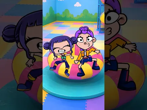Siblings play together! 🛝 Playground safety rules #forkids