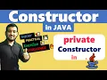 Private Constructor in Java Uses of private constructor in java