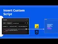 Insert Script now has support for custom attributes