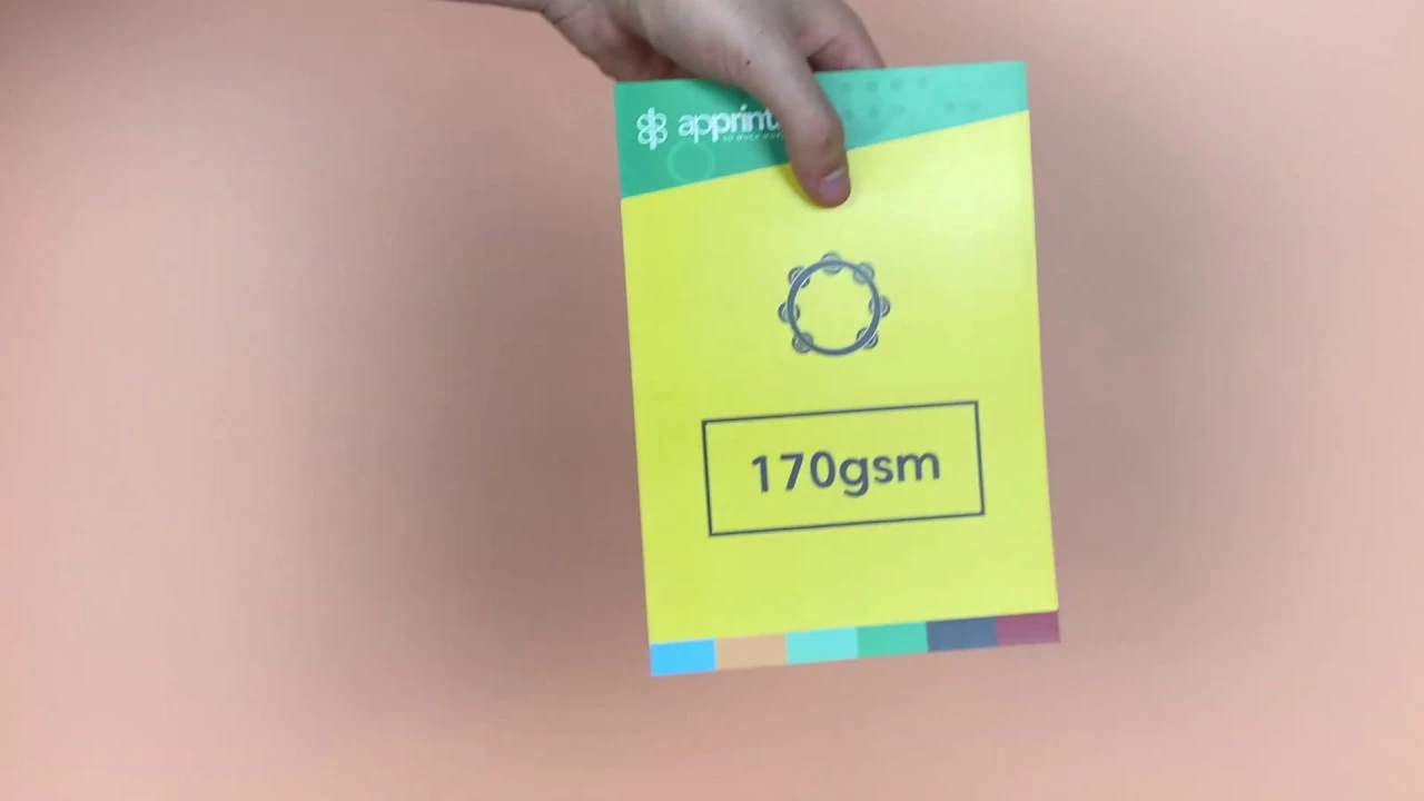 170 GSM paper weight video