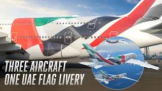 Biggest UAE Flags in the Sky? | Emirates' UAE Flag Decal