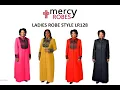 LADIES ROBE STYLE LR128 MUSTARD - GOLD -FUSCIA BLACK RED