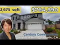 Century Communities 2675 sqft Laurel at Hidden Hills Lincoln CA Starts at 764 990