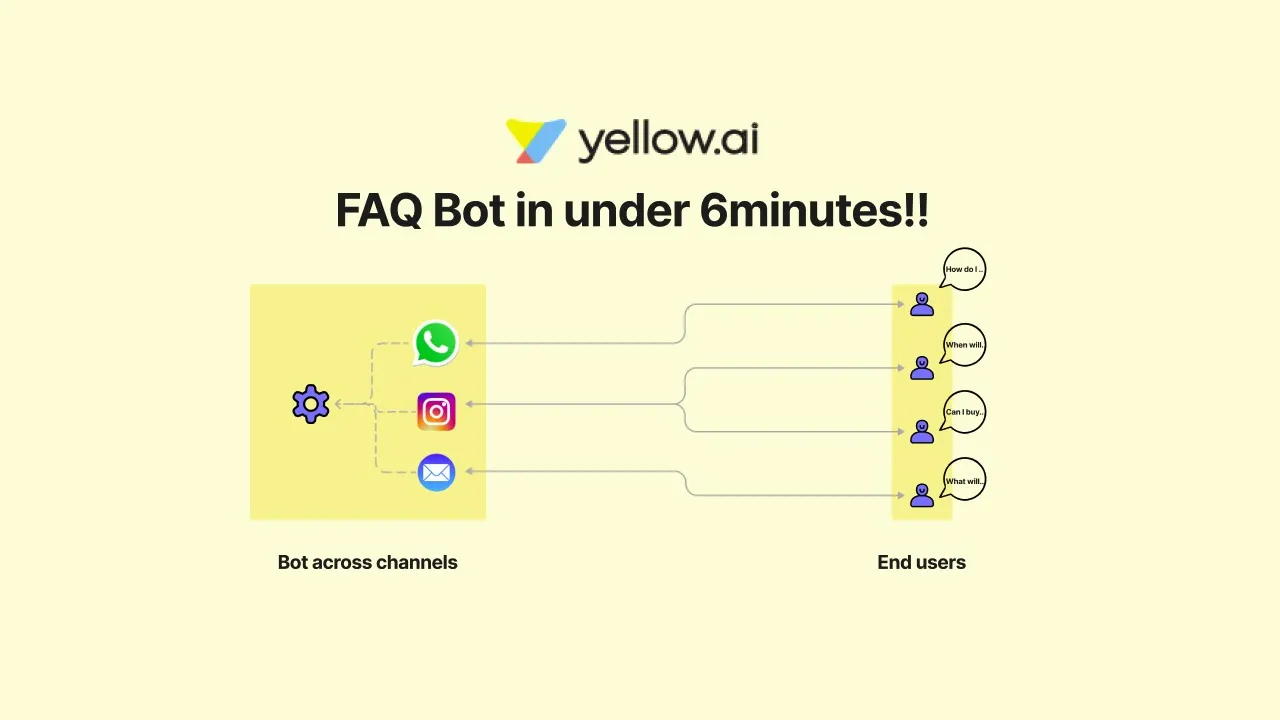 How to build an FAQ chatbot in 6 minutes!