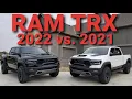 2022 VS 2021 RAM TRX