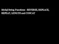 MySql String Functions - REVERSE REPLACE REPEAT LENGTH CONCAT mysql tutorials in hindi 2