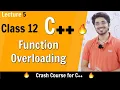 C for Class 12 Function Overloading Lecture 6