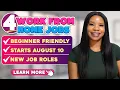 4 Beginner Friendly Online Jobs Starts August 10 Remote Work From Home Jobs