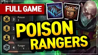 Poison Rangers Comp! (still S tier) - Teamfight Tactics Full Game | TFT | Diamond