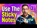 How To Use The Sticky Notes Feature On Microsoft OneNote 2026 Guide