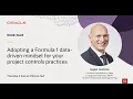 BEX Asia Masterclass Adopting Formula 1 data-driven mindset for your project controls practices