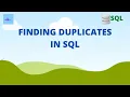 How to find duplicate records in SQL SQL Tutorial