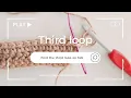 How to crochet in the third loop - Half Double Crochet