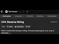 Reverse String Simple solution LeetCode 344 Golang