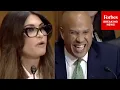 Fake News Kimberly Guilfoyle Cracks Up Cory Booker During Cordial Senate Questioning