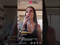 Bhad bhabie instagram live responding to Alabama barker