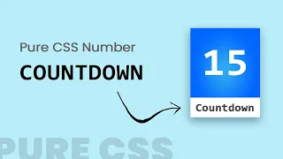Number Countdown Animation in Html CSS CSS Countdown Timer