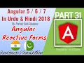 Part 31 Angular Tutorial Series in Urdu 2018 Angular Forms Reactive Forms FomGroup FormBuilder